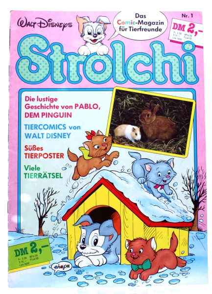 Walt Disneys Strolchi Comic-Magazin Nr. 1: Winterfreuden von Ehapa